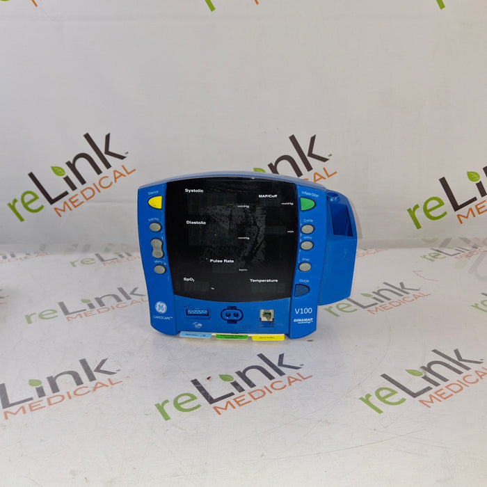 GE Healthcare Dinamap V100 - NIBP, SpO2, Temp Vital Signs Monitor