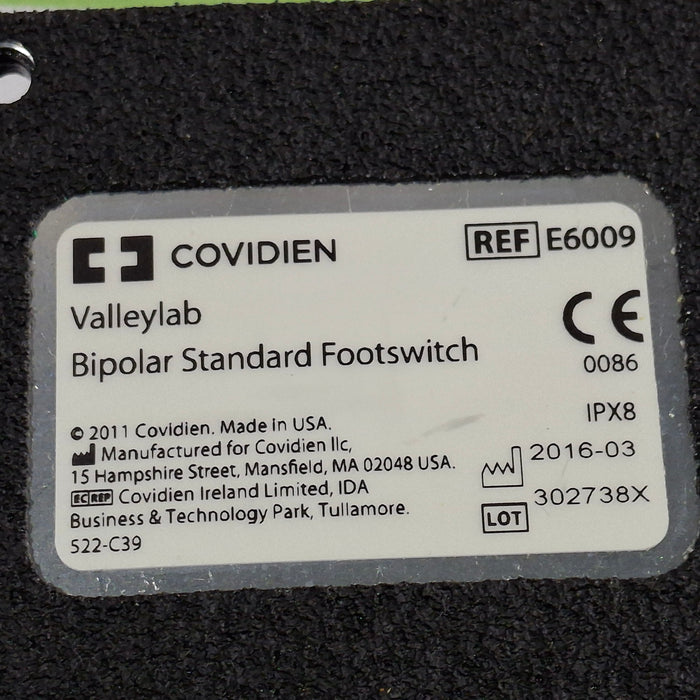 Valleylab E6009 BiPolar Footswitch