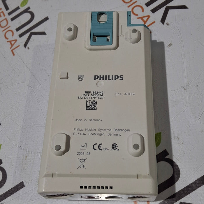Philips M3001A-A01C06 Fast SpO2, NIBP, ECG, Temp, IBP MMS Module