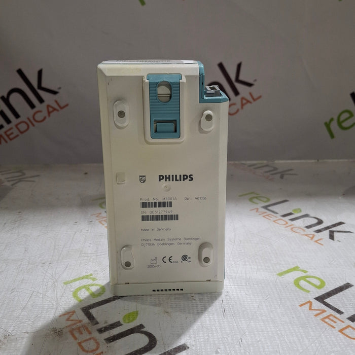 Philips M3001A-A01C06 Fast SpO2, NIBP, ECG, Temp, IBP MMS Module