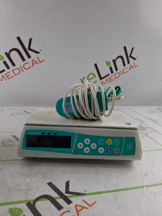 B. Braun Infusomat Space w/AC Adapter Infusion Pump