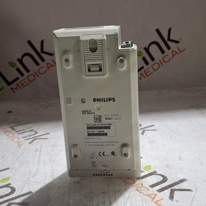 Philips M3001A-A01C06 Fast SpO2, NIBP, ECG, Temp, IBP MMS Module