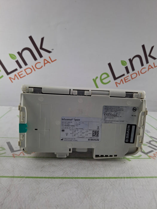 B. Braun Infusomat Space w/AC Adapter Infusion Pump