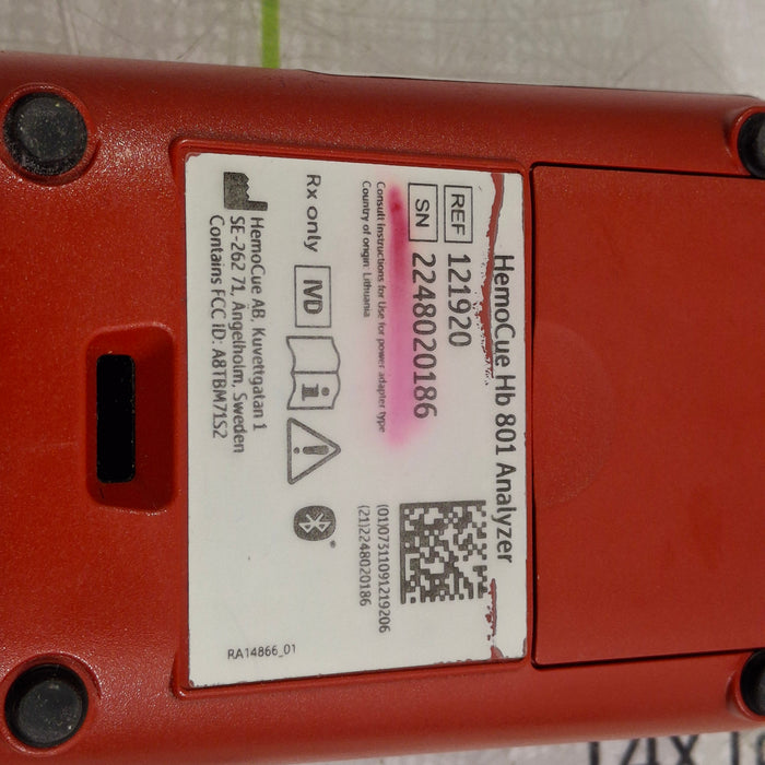 HemoCue Hb 801 Hemoglobin System Analyzer