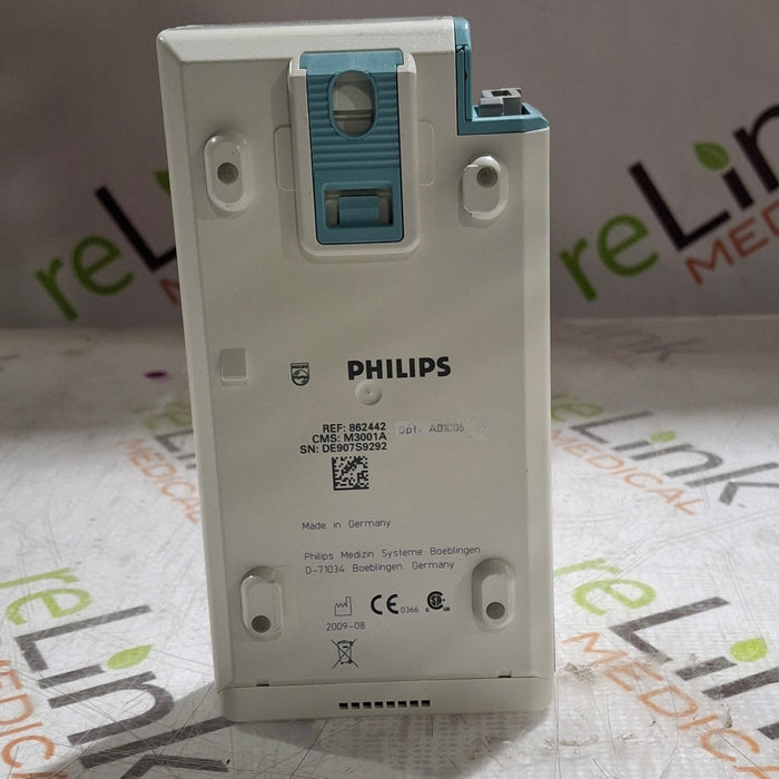 Philips M3001A-A01C06 Fast SpO2, NIBP, ECG, Temp, IBP MMS Module