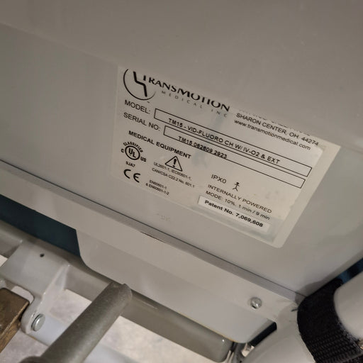 TransMotion Medical TransMotion Medical TM15 VID-FLUORO Chair Stretcher Beds & Stretchers reLink Online