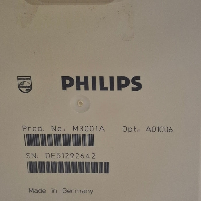 Philips M3001A-A01C06 Fast SpO2, NIBP, ECG, Temp, IBP MMS Module