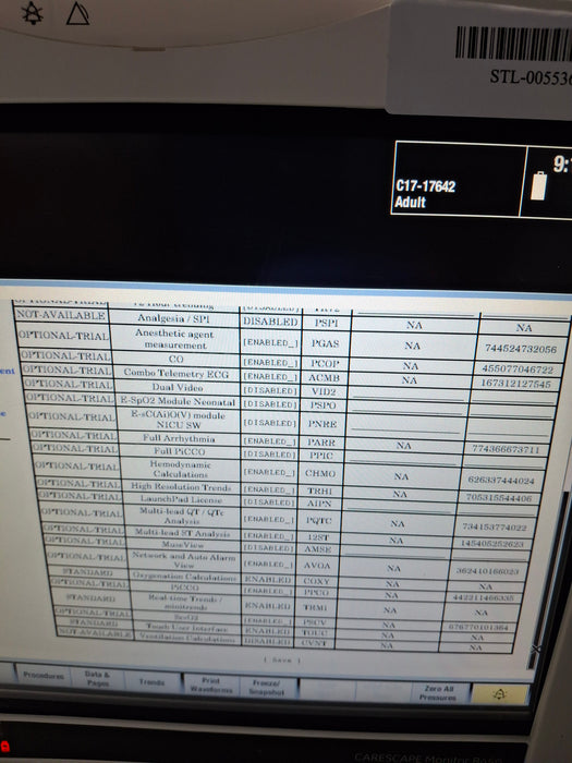 GE Healthcare Carescape B450 Critical Care Patient Monitor