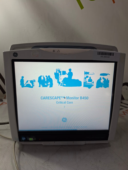 GE Healthcare Carescape B450 Critical Care Patient Monitor