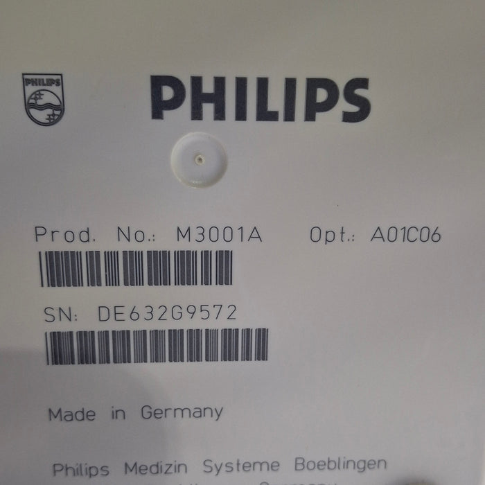 Philips M3001A-A01C06 Fast SpO2, NIBP, ECG, Temp, IBP MMS Module