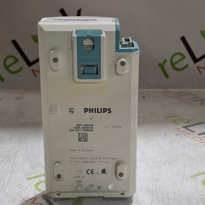 Philips M3001A-A01C06 Fast SpO2, NIBP, ECG, Temp, IBP MMS Module