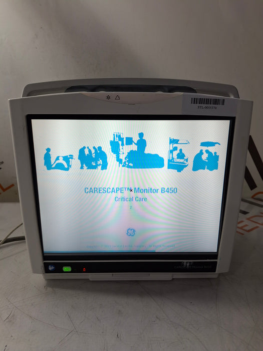 GE Healthcare Carescape B450 Critical Care Patient Monitor