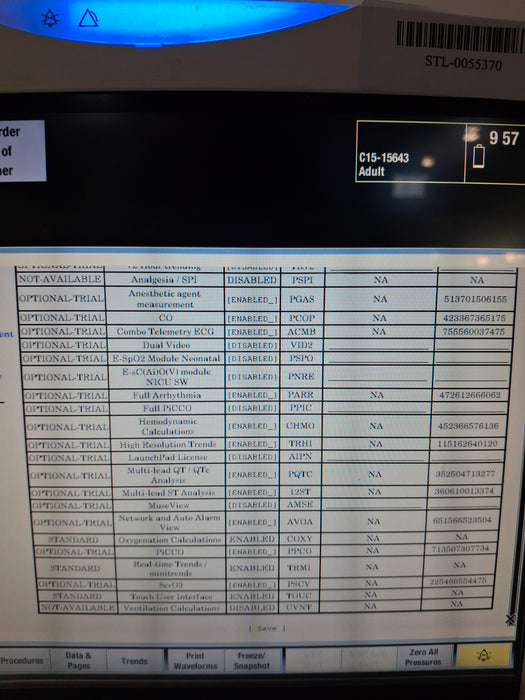 GE Healthcare Carescape B450 Critical Care Patient Monitor