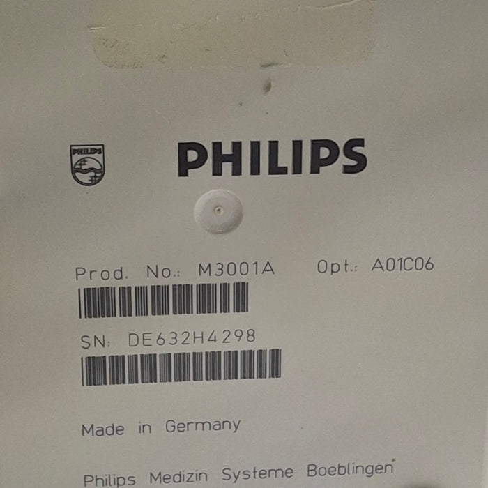 Philips M3001A-A01C06 Fast SpO2, NIBP, ECG, Temp, IBP MMS Module