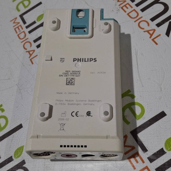 Philips M3001A-A01C06 Fast SpO2, NIBP, ECG, Temp, IBP MMS Module