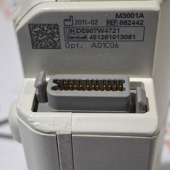 Philips M3001A-A01C06 Fast SpO2, NIBP, ECG, Temp, IBP MMS Module
