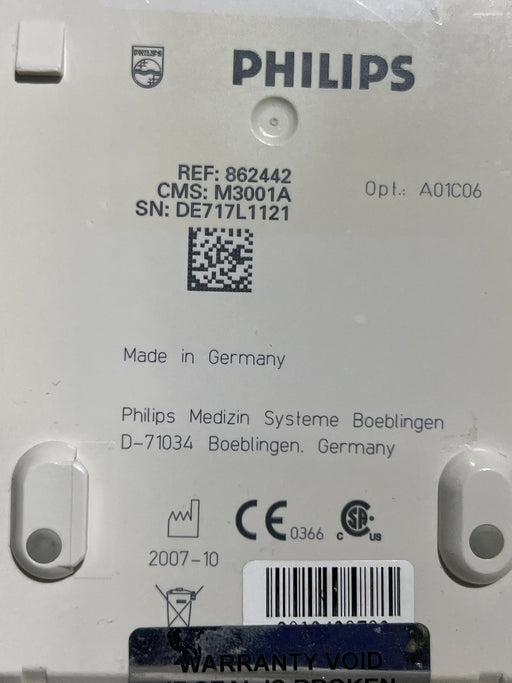 Philips Philips M3001A-A01C06 Fast SpO2, NIBP, ECG, Temp, IBP MMS Module Patient Monitors reLink Online