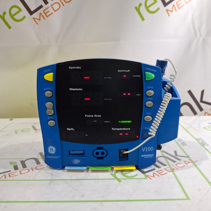 GE Healthcare Dinamap V100 - NIBP, SpO2 Vital Signs Monitor