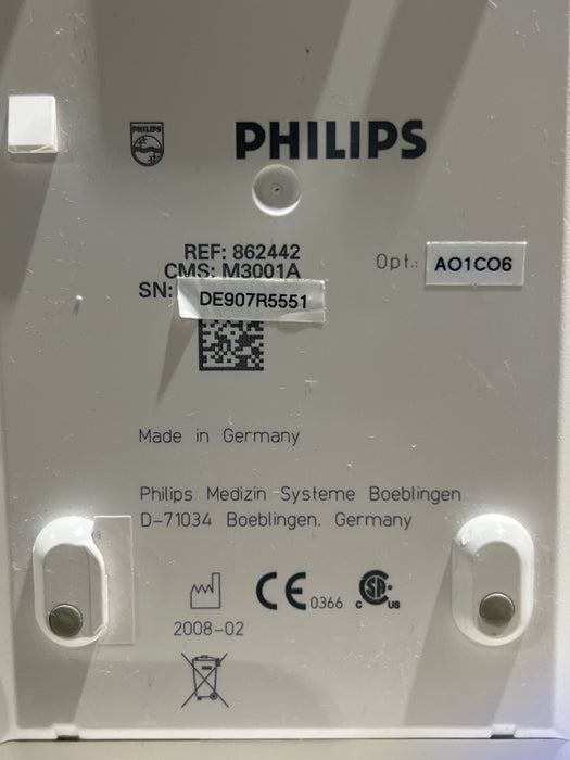 Philips M3001A-A01C06 Fast SpO2, NIBP, ECG, Temp, IBP MMS Module