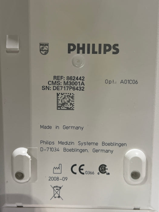 Philips M3001A-A01C06 Fast SpO2, NIBP, ECG, Temp, IBP MMS Module