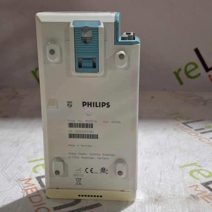 Philips M3001A-A01C06 Fast SpO2, NIBP, ECG, Temp, IBP MMS Module