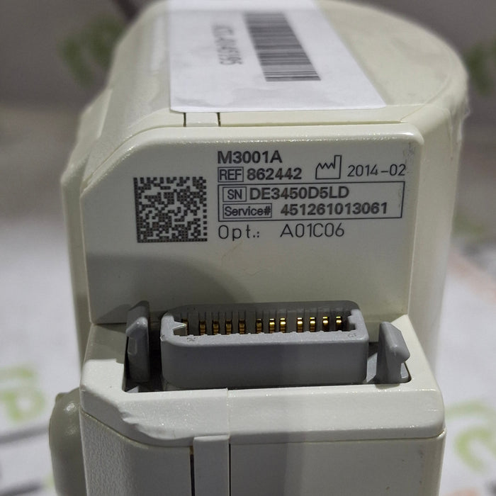 Philips M3001A-A01C06 Fast SpO2, NIBP, ECG, Temp, IBP MMS Module