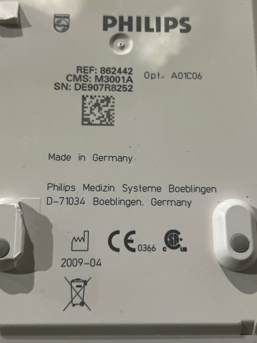 Philips M3001A-A01C06 Fast SpO2, NIBP, ECG, Temp, IBP MMS Module
