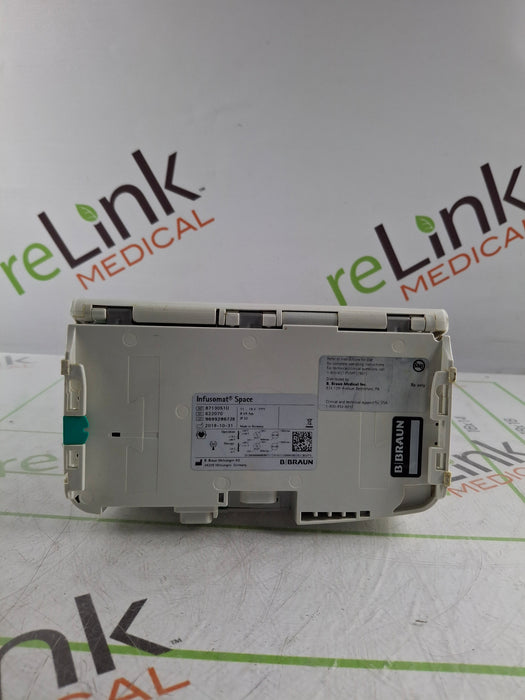 B. Braun Infusomat Space w/AC Adapter Infusion Pump