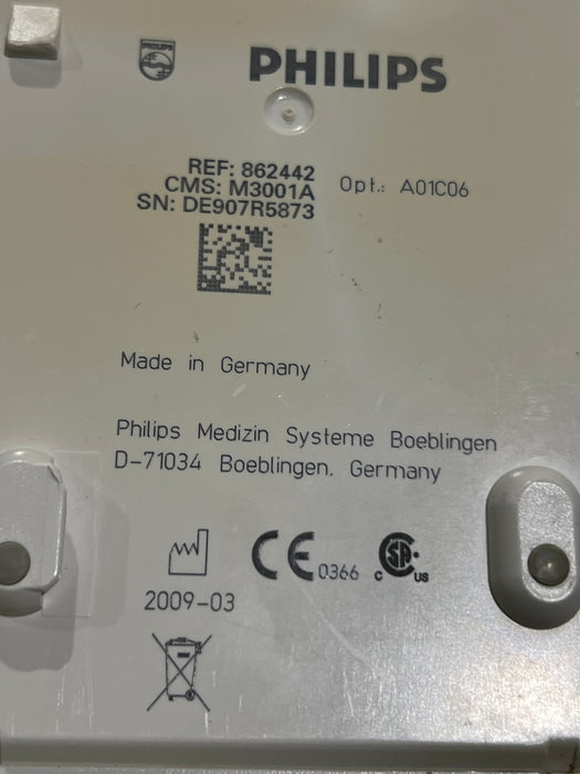 Philips M3001A-A01C06 Fast SpO2, NIBP, ECG, Temp, IBP MMS Module