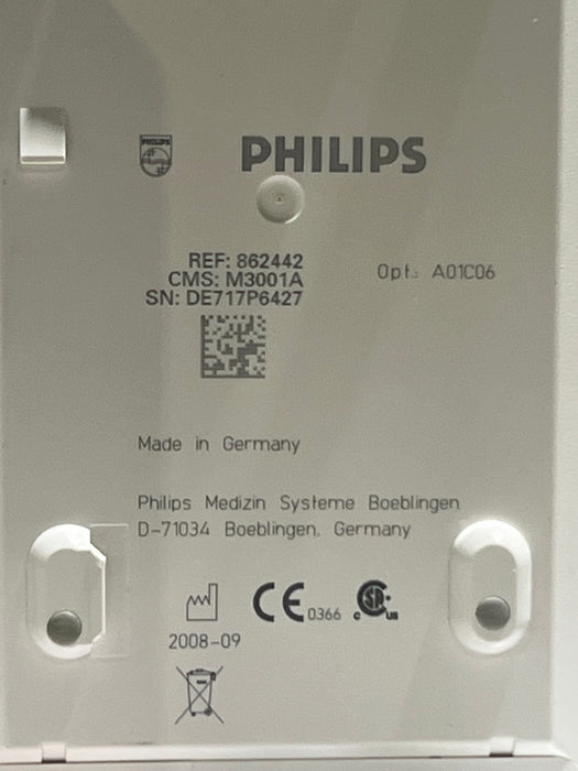 Philips M3001A-A01C06 Fast SpO2, NIBP, ECG, Temp, IBP MMS Module