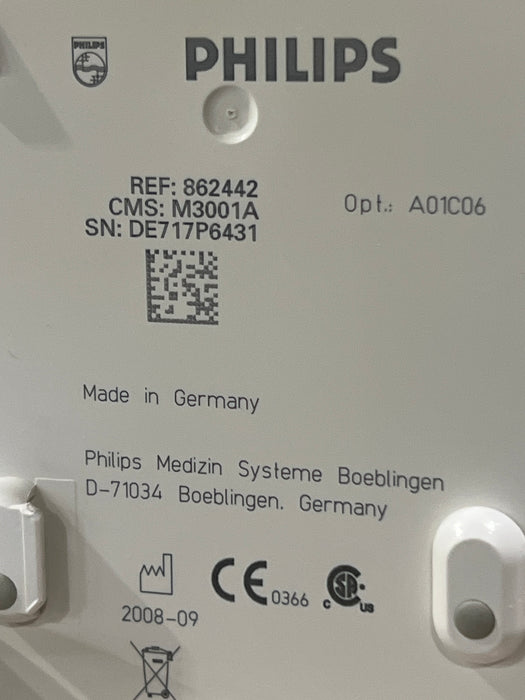 Philips M3001A-A01C06 Fast SpO2, NIBP, ECG, Temp, IBP MMS Module