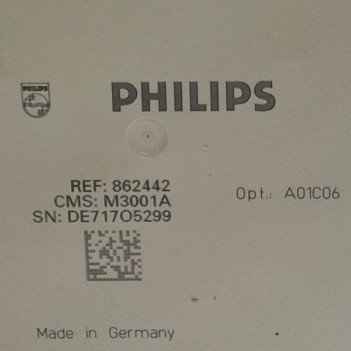 Philips M3001A-A01C06 Fast SpO2, NIBP, ECG, Temp, IBP MMS Module