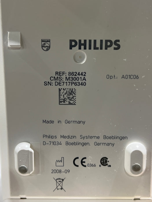 Philips M3001A-A01C06 Fast SpO2, NIBP, ECG, Temp, IBP MMS Module