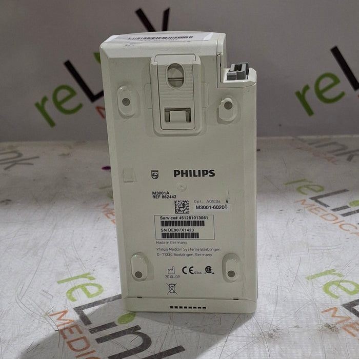 Philips M3001A-A01C06 Fast SpO2, NIBP, ECG, Temp, IBP MMS Module