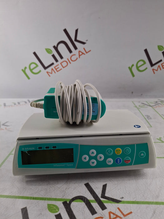 B. Braun Infusomat Space w/AC Adapter Infusion Pump