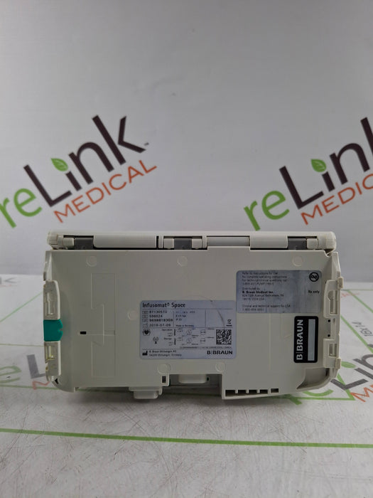 B. Braun Infusomat Space w/AC Adapter Infusion Pump
