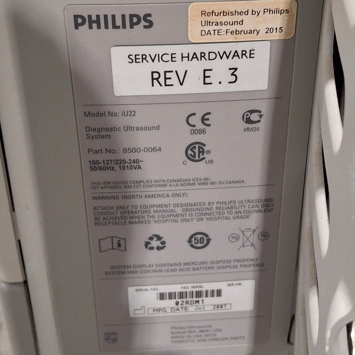 Philips IU22 Ultrasound