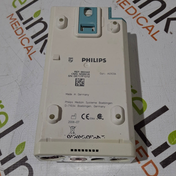 Philips M3001A-A01C06 Fast SpO2, NIBP, ECG, Temp, IBP MMS Module