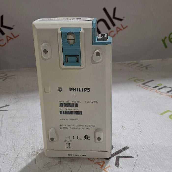 Philips M3001A-A01C06 Fast SpO2, NIBP, ECG, Temp, IBP MMS Module