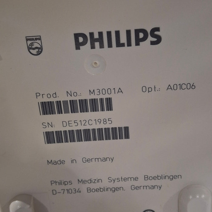 Philips M3001A-A01C06 Fast SpO2, NIBP, ECG, Temp, IBP MMS Module
