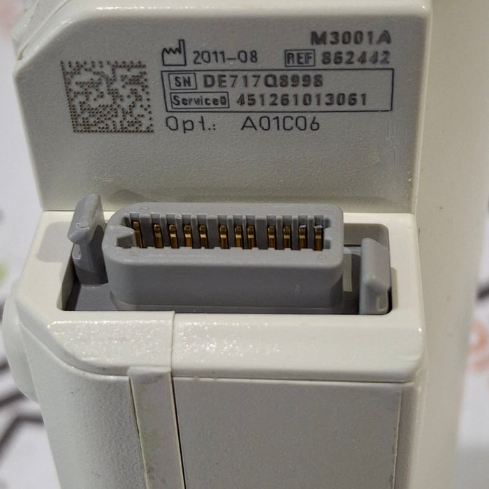 Philips M3001A-A01C06 Fast SpO2, NIBP, ECG, Temp, IBP MMS Module