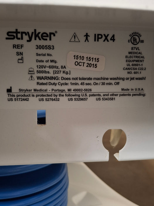 Stryker Secure III 3005 Hospital Bed