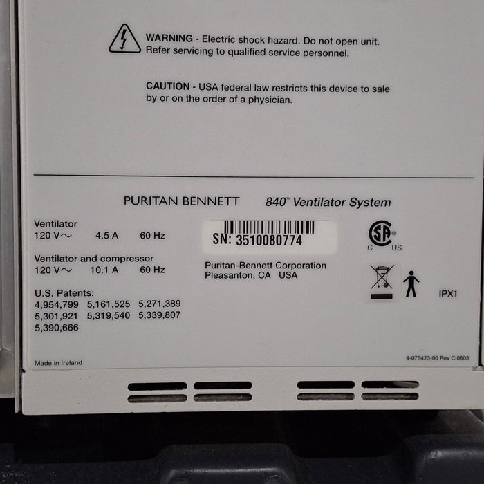 Puritan Bennett 840 Ventilator