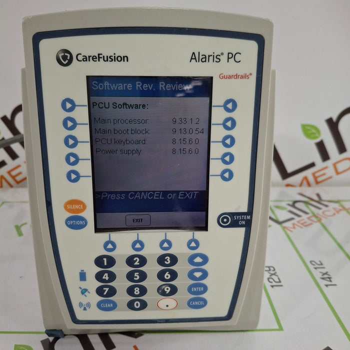 CareFusion Alaris 8015 Large Screen POC Infusion Pump