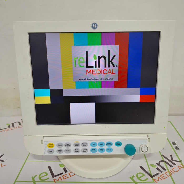 GE Healthcare DFPD1500 15" Monitor For Anesthesia Monitor