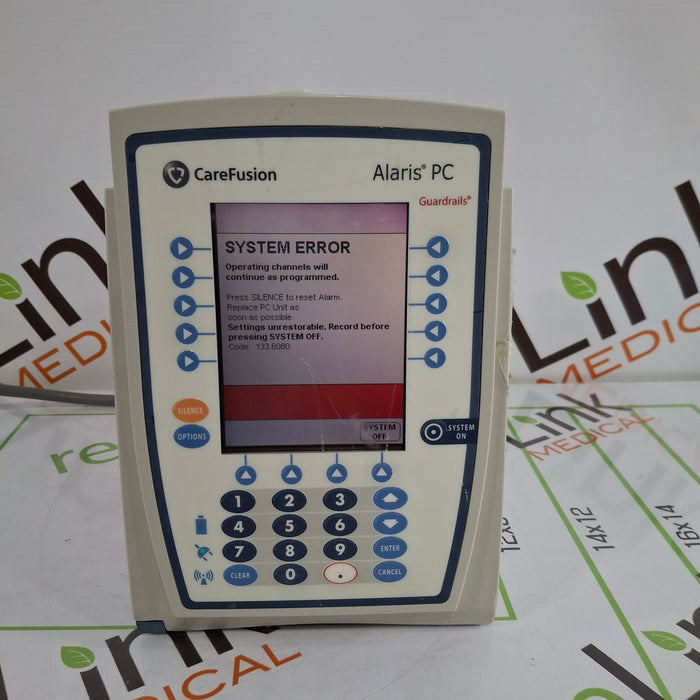 CareFusion Alaris 8015 Large Screen POC Infusion Pump