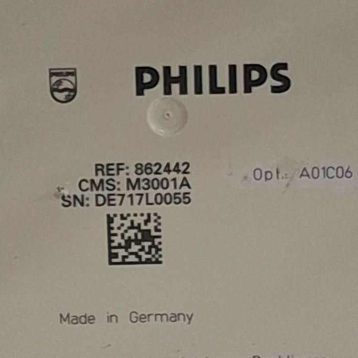 Philips M3001A-A01C06 Fast SpO2, NIBP, ECG, Temp, IBP MMS Module