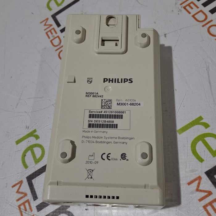Philips M3001A-A01C06 Fast SpO2, NIBP, ECG, Temp, IBP MMS Module