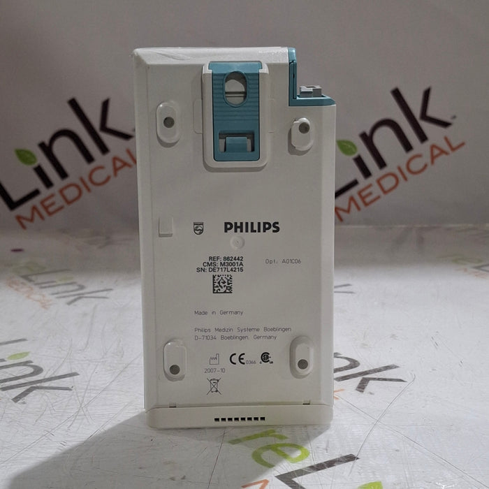 Philips M3001A-A01C06 Fast SpO2, NIBP, ECG, Temp, IBP MMS Module