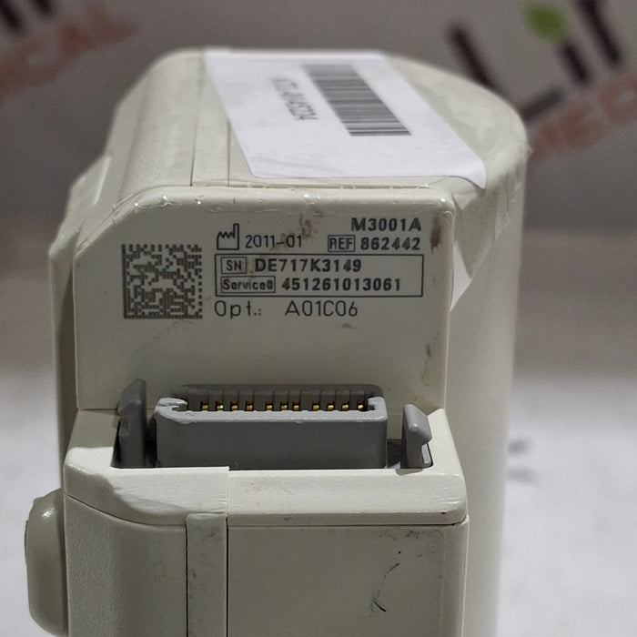 Philips M3001A-A01C06 Fast SpO2, NIBP, ECG, Temp, IBP MMS Module